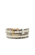 Vince Camuto Vince Camuto Python Striped Belt