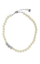 Vince Camuto Louise Et Cie Glass Pearl & Pav Bead Necklace