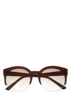 Vince Camuto Colored Keyhole Round Sunglasses