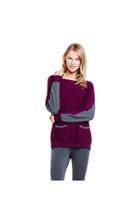 Vince Camuto Vince Camuto Color Blocked Two Pocket Sweater