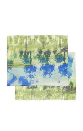Vince Camuto Vince Camuto Tropical Scenic Silk Scarf