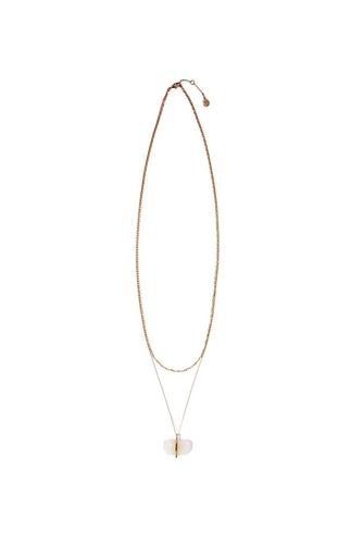 Vince Camuto Crackled Faux Opal Hi-lo Necklace