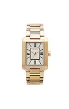 Vince Camuto Rectangular Gold Bracelet Watch