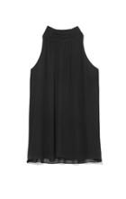 Vince Camuto Shirred-neck Tank