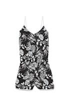Vince Camuto Vince Camuto Tropical Stencil Romper