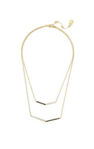Vince Camuto Layered Chevron Necklace