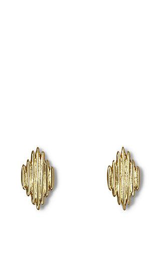 Vince Camuto Vince Camuto Ridged Diamond Shaped Stud Earrings