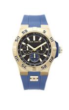 Vince Camuto Vince Camuto The Master Blue & Gold-tone Silicone Watch