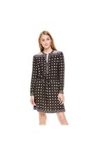 Vince Camuto Two By Vince Camuto Foulard Border Drawstring Shirtdress