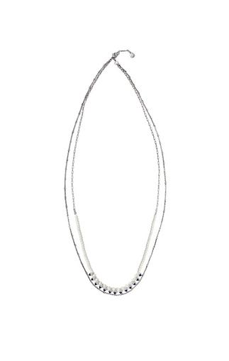 Vince Camuto Bead & Double Chain Necklace
