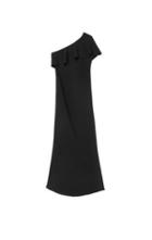 Vince Camuto One-shoulder Ruffle-sleeve Dress