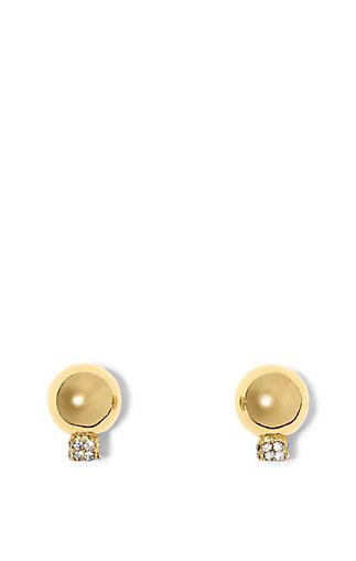 Vince Camuto Vince Camuto Gold-tone Ball Stud Earring