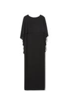 Vince Camuto Ruffle-popover Gown