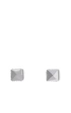 Vince Camuto Vince Camuto Silver-tone Pyramid Stud Earrings