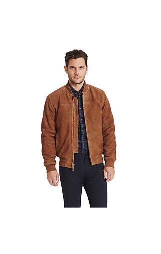 Vince Camuto Vince Camuto Suede Bomber Jacket