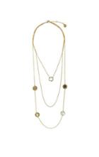 Vince Camuto Louise Et Cie Mother-of-pearl Layered Station Necklace