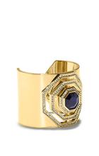 Vince Camuto Louise Et Cie Blue Octagon Crystal Frame Cuff