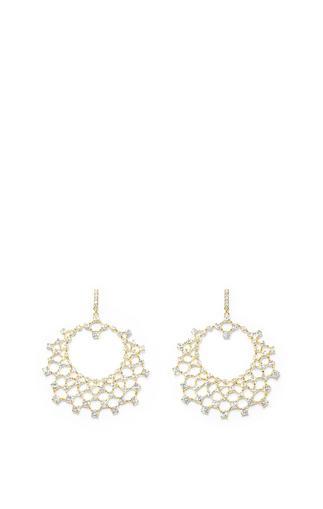 Vince Camuto Louise Et Cie Jeweled Lattice Hoop Earrings
