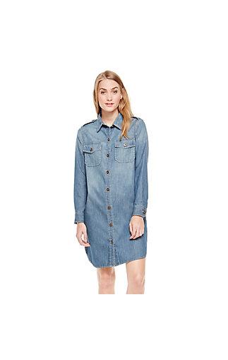 Vince Camuto Two By Vince Camuto Denim Utility Shirtdress