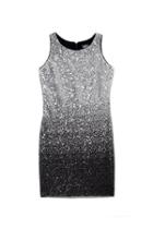 Vince Camuto Ombr Sequin Shift