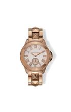 Vince Camuto Vince Camuto Rosegold Pyramid Bracelet Link Watch