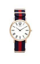 Vince Camuto Striped Band Watch