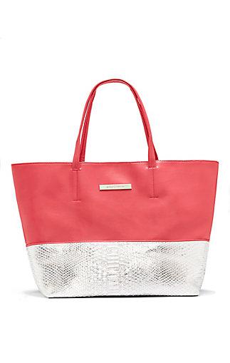 Vince Camuto Vince Camuto Pink & Silver Tote