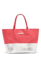 Vince Camuto Vince Camuto Pink & Silver Tote
