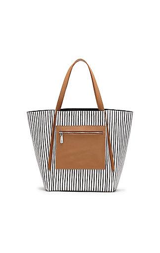 Vince Camuto Vince Camuto Tami- Striped Leather Tote