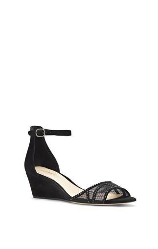 Vince Camuto Imagine Joan - Mesh-strap Metallic Wedge