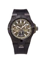 Vince Camuto Vince Camuto The Master Black Silicone Watch