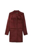 Vince Camuto Vince Camuto Patch Pocket Faux Suede Jacket