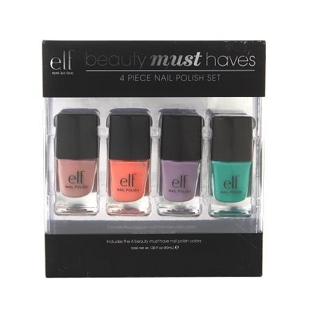E.l.f. Beauty Must Haves 4 Piece Nail Polish Set