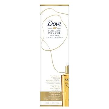 Dove Pure Care Dry Oil Nourishing Treatment With African Macadamia Oil