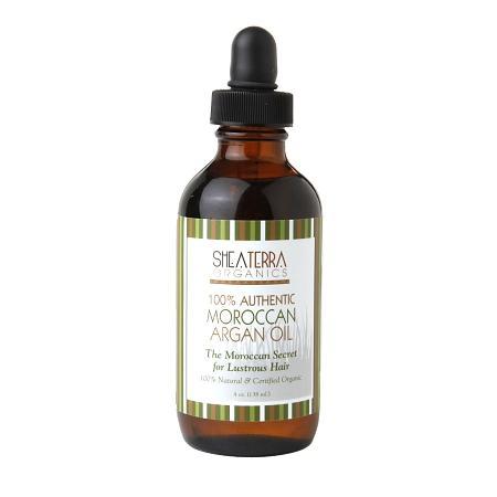 Shea Terra Organics 100% Authentic Moroccan Argan Oil For Hair