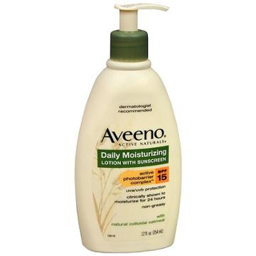 Aveeno Active Naturals Daily Moisturizing Lotion With Sunscreen Spf 15