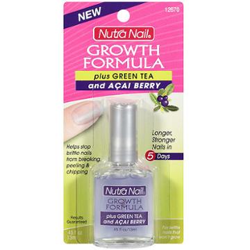 Nutra Nail Growth Treatment With Green Tea & Acai Berry Antioxidants 0.45 Oz