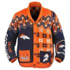 Denver Broncos Nfl Adult Ugly Cardigan Sweater Xx-large