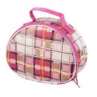 Portable Black Red Letter Printing Makeup Cosmetic Carrying Bag