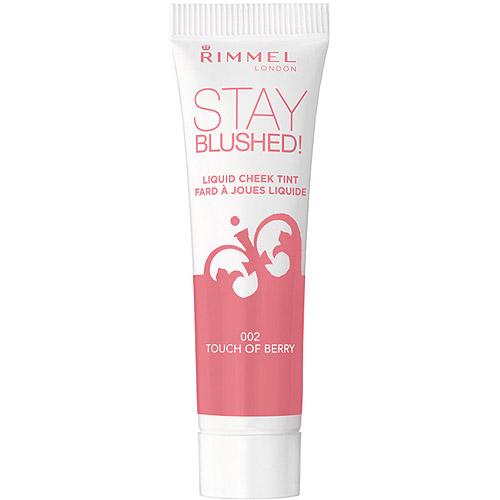 Rimmel London Stay Blushed! Liquid Cheek Tint, 002 Touch Of Berry, 0.47 Fl Oz
