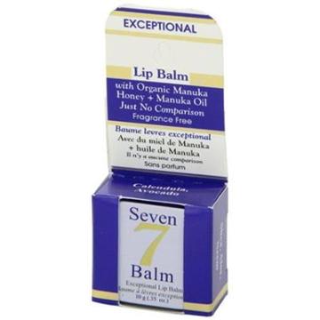 Seven 7 Balm Organic Lip Balm, Manuka Honey - Oz