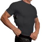 Undertech Men's Black Undercover Concealment Compression Crew Neck T-shirt