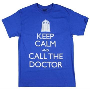 Doctor Who Keep Calm And Call The Doctor Mens T-shirt (xx-large)