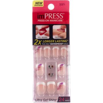 Broadway Nails Impress Press On Manicure Nails, Winkwink Count