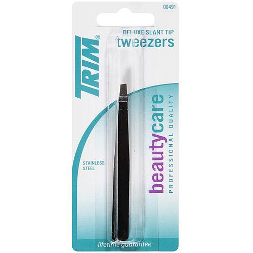 Trim Deluxe Slant Tip Tweezers, Pack Of 6