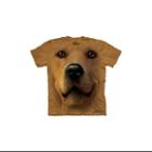 Golden Retriever Face Adult T-shirt By The Mountain - -3280, Adult 3x