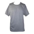 Hanes 2xl Mens Comfortblend Ecosmart Crewneck Short Sleeve Shirt, Charcoal Heather