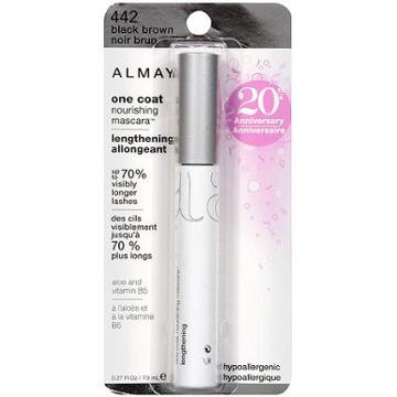 Almay One Coat Nourishing Lengthening Mascara, Black/brown 0.27 Oz
