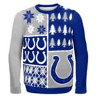Indianapolis Colts Busy Block Nfl Ugly Sweater Xx-large
