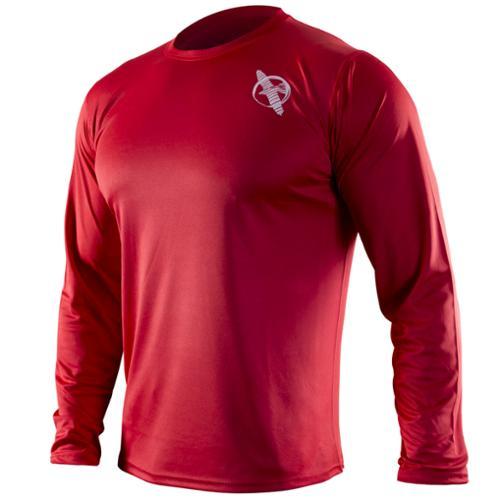 Hayabusa Kunren Long Sleeve Training Shirt - Red